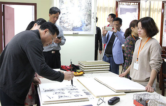 著名画家张跃进艺术交流会